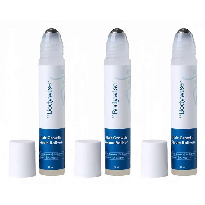Serum pentru cresterea parului Bodywise 3 bucati cu 3% Rozmarin 25ml