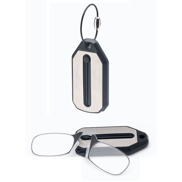 Ochelari de citit vedere lectura cu etui tip breloc chei dioptrie +3