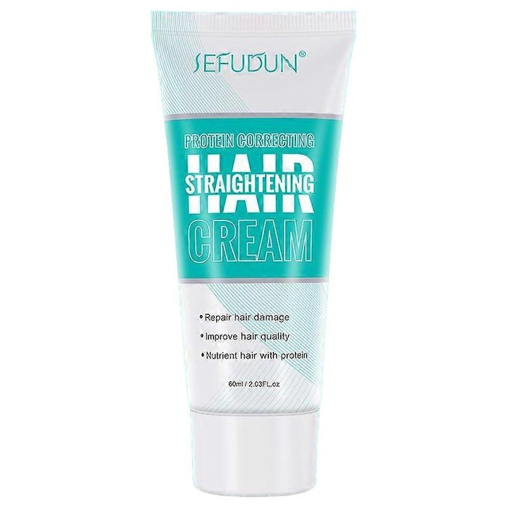 Crema de indreptat parul 2 bucati cu proteine pentru par deteriorat hidratanta fara caldura