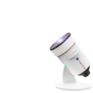 Star Projector 4K HD 10 Slides Room Lights 360° Rotation 8 LED Colors for Kids