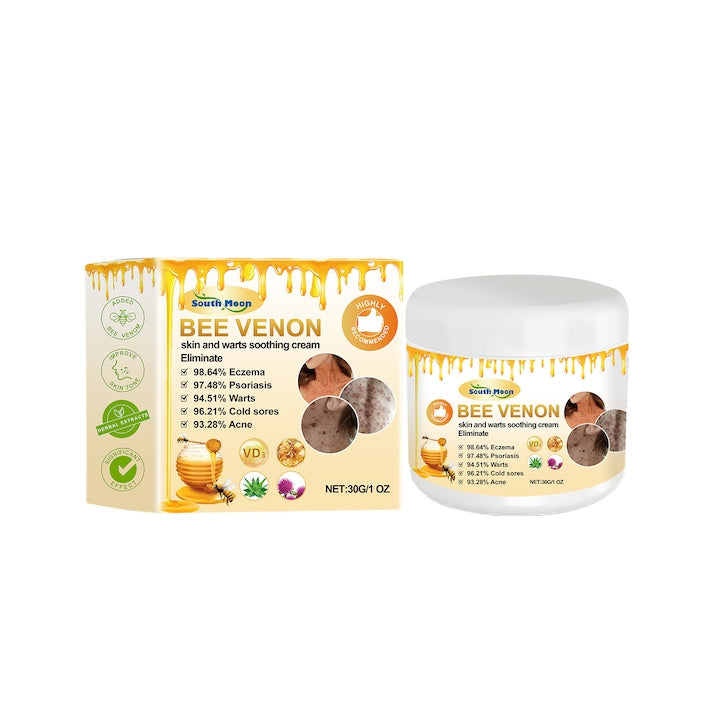 Crema cu venin de albine 30g hidratare intensiva ingrijire delicata si regenerare textura usoara dimensiune 4.1x4.1x3.8cm