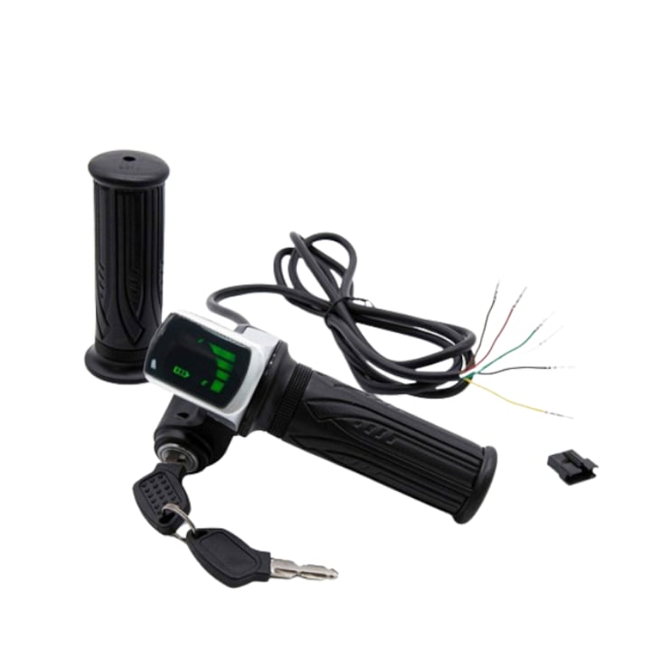 48V Electric Bicycle and Scooter Throttle Lever with Key