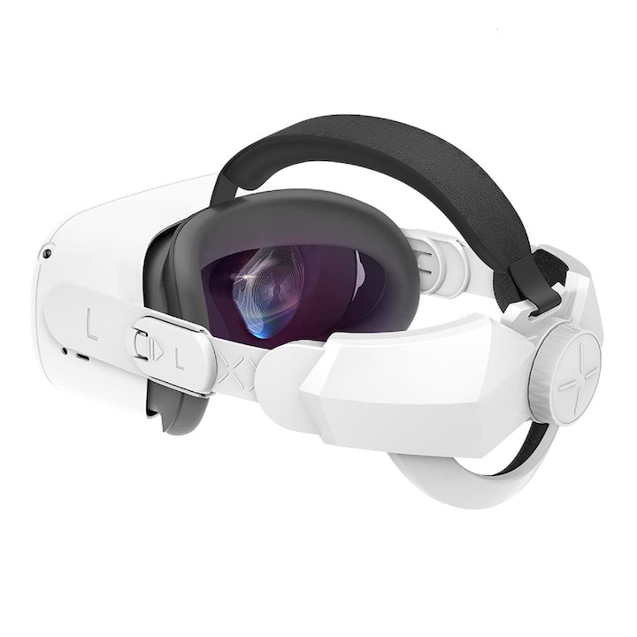 Banda de cap ergonomica pentru Oculus Quest 2 ajustabila alba 305x195x90 mm