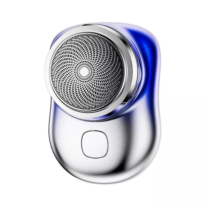 Mini Aparat De Ras Electric SIKS Waterproof Cu Incarcare Rapida USB Pentru O Experienta De Ras De Inalta Performanta 68g Albastru