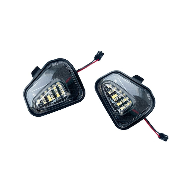 Set de 2 lumini LED (lumini de baltoaca) ZOUN compatibile cu Volkswagen Passat B7 Volkswagen Jetta Volkswagen Passat CC Volkswagen Scirocco negru