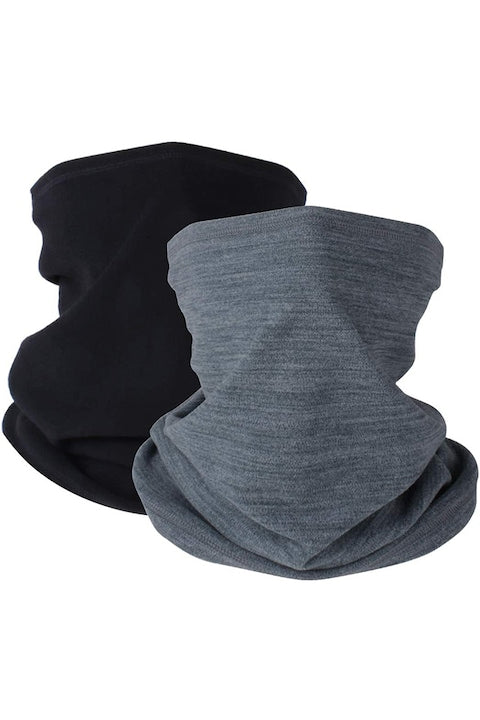 Aisdelu - Set 2 fular marime universala Negru/Gri