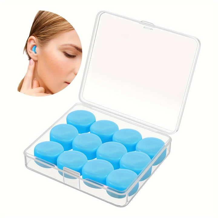 Set de dopuri de urechi din silicon impermeabile dopuri de urechi din silicon pentru somn dopuri de urechi impermeabile pentru inot potrivite pentru somn si anularea zgomotului