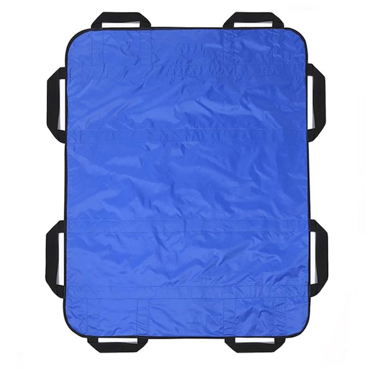 Saltea de transfer pacienti Rqiurpn Reutilizabila Cu Manere pentru Manevrare Usoara Lavabila Pentru Persoane cu Afectiuni de Incontinenta Adulti si Copii Usor si delicat pe piele Ingrijirea patului facuta simplu 120x100cm Albastru