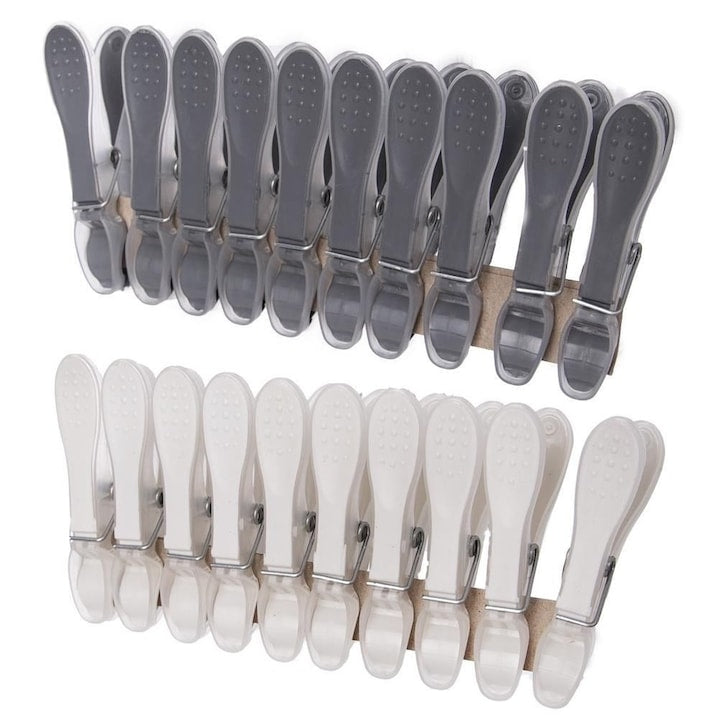 Set 20 carlige de rufe Orion Plastic/Metal