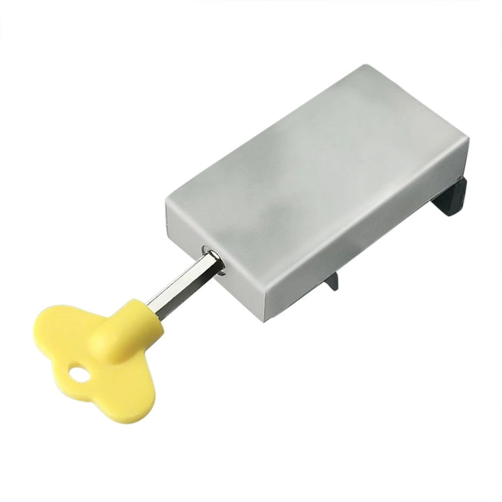 Set 4 blocatoare glisante ferestre YANYXR aluminiu argintiu reglabil