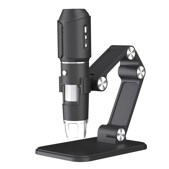 WALALLA Portable Digital Microscope 50X-1600X 8 LED WiFi for Mobile Phones with Adjustable Stand