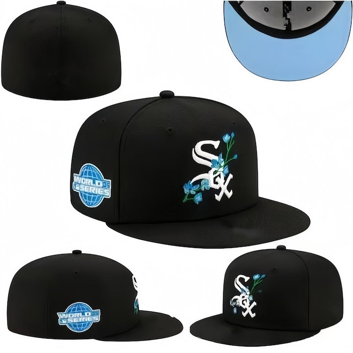 Tyrael-SEA - Sapca baseball brodata negru alb albastru 60.6cm 12 rate cu 0% dobândă