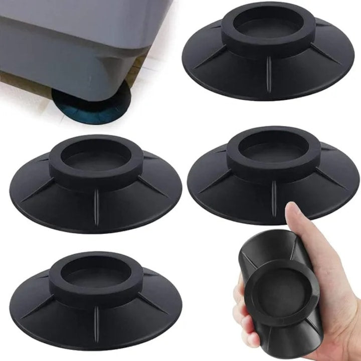 pieces of black pads for washing machine anti-vibration pads for washing machine feet