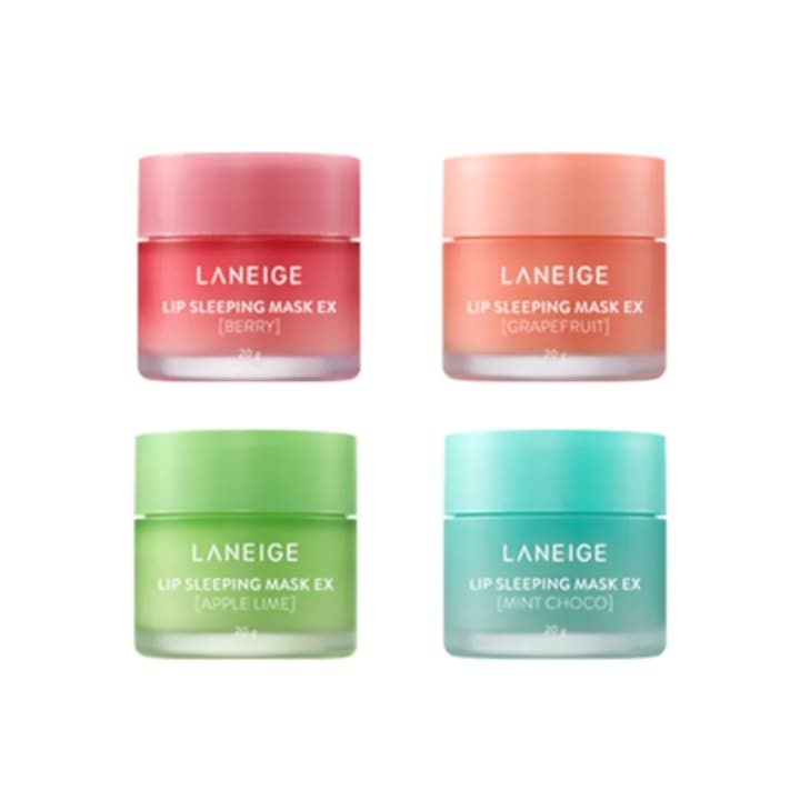 Set de 4 Masti de Buze Hidratante Multicolor Efect de Umplere si Calmare Aroma de Fructe de Padure