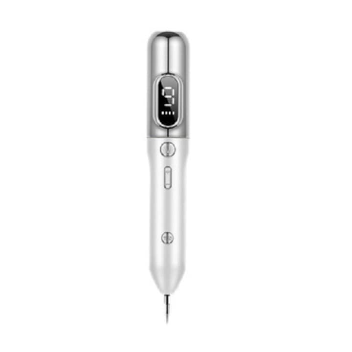 Dipozitiv plasma pen pentru indepartarea negilor alunitelor tatuajelor 9 nivele reglabile argintiu
