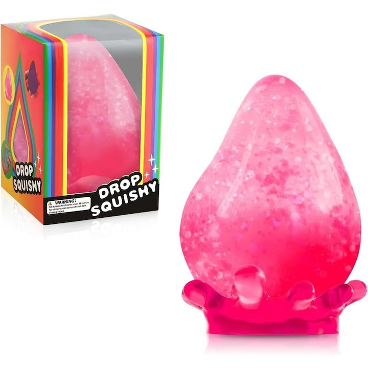 Ronyes Drop-Shaped Anti-Stress Ball, Pink