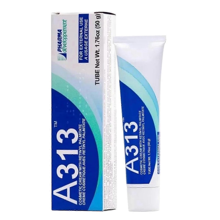Crema de fata A-313 cu Retinol 2% set 3 bucati anti-imbatranire reduce porii 50ml