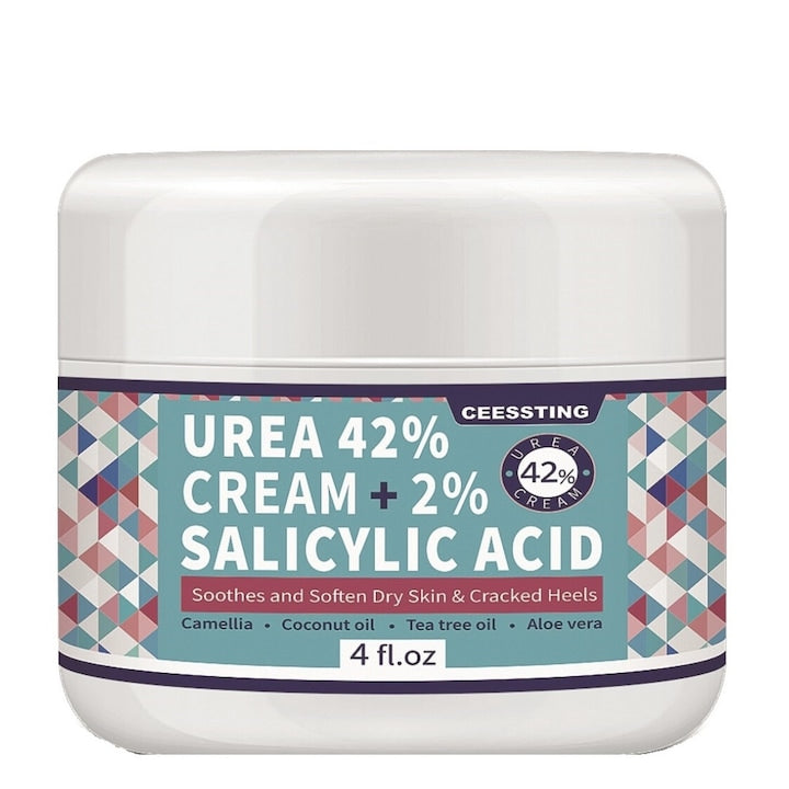 Crema Pentru Picioare Cu Uree Alhena® Envisha Cu Aloe Vera Glicerina Si Extract De Ceai Verde Ingrediente Naturale Pentru Hidratare Repararea Pielii Uscate Si Crapate Catifelare Nutritie Intensiva Ingrijire Zilnica Profesionala 120 g