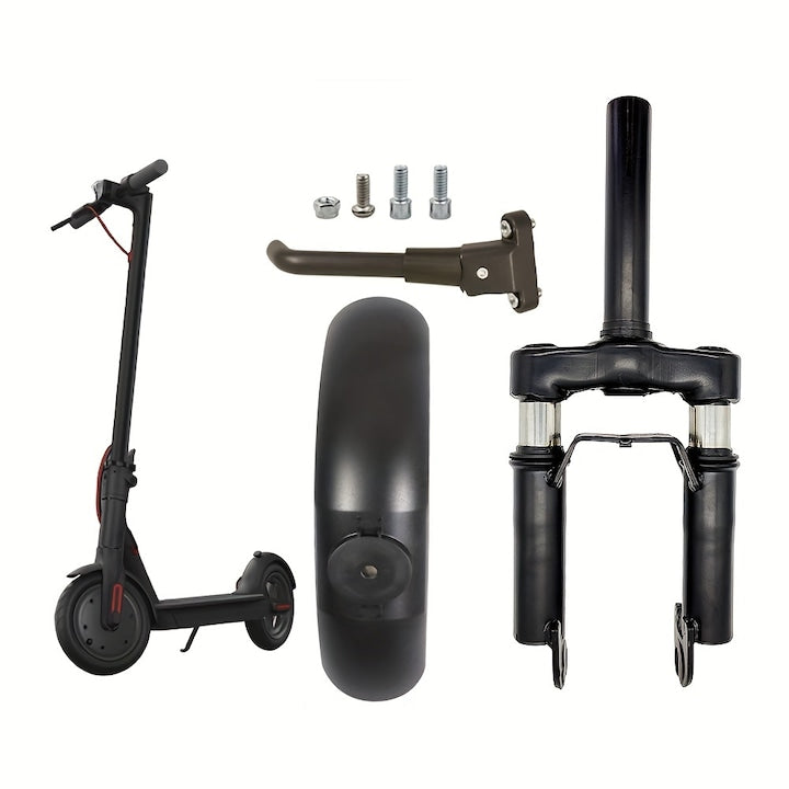 Kit de amortizare a socurilor pentru furca fata a trotinetei electrice WALALLA reduce eficient socurile potrivit pentru Xiaomi M365 PRO1 si PRO2 negru