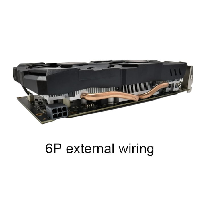 RX580 8GB GDDR5 256bit black graphics card 230x120x40mm
