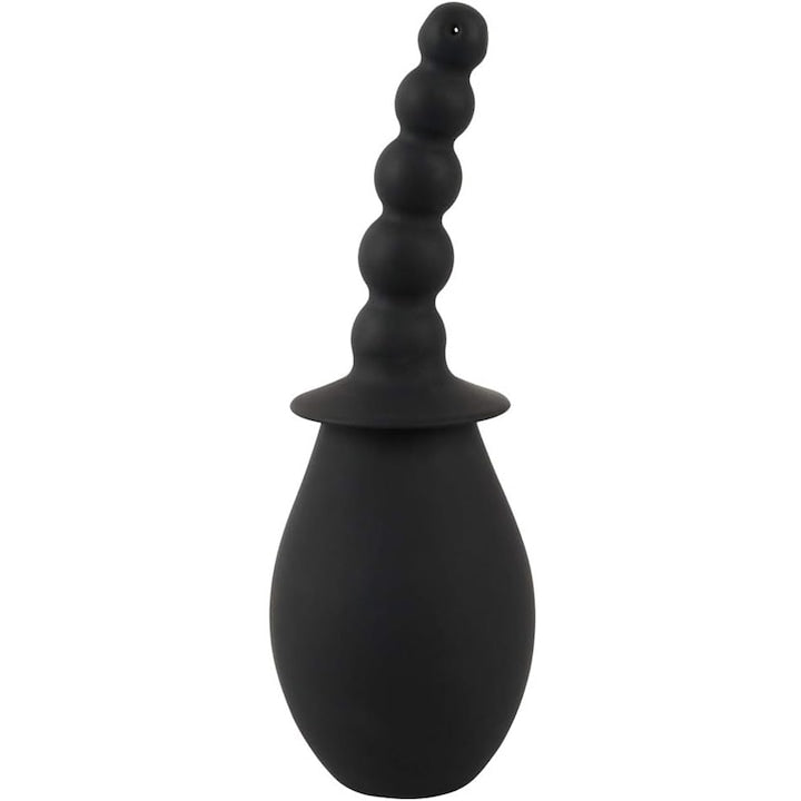 Dus anal si vaginal cu functie de stimulare pentru femei si barbati pentru clisme si igiena intima negru