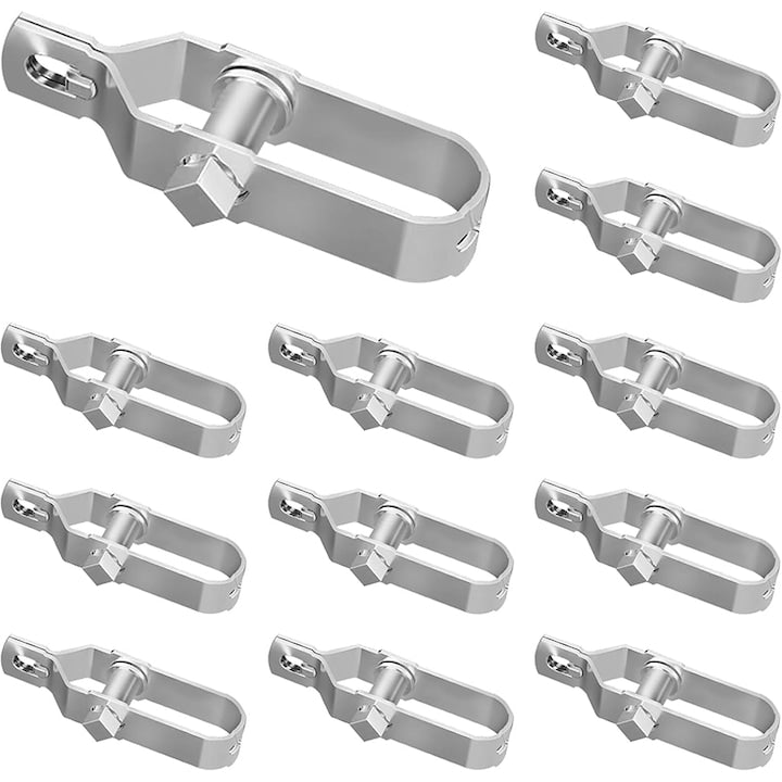 Set 12 Intinzator de plasa de sarma Rqiurpn 90x1.5mm rezistente la rugina din otel carbon utilizare usoara Argintiu