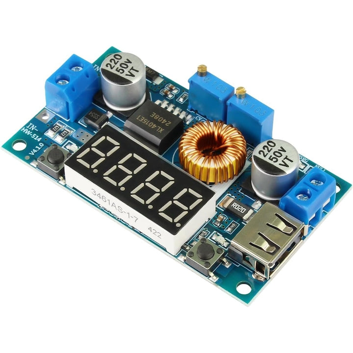 Regulator de tensiune ajustabil PsAyl XL4015 1.25-36V 5A 62x38x15mm