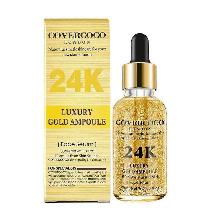 Ser 24K anti-imbatranire hidratant pentru toate tipurile de ten 30ml