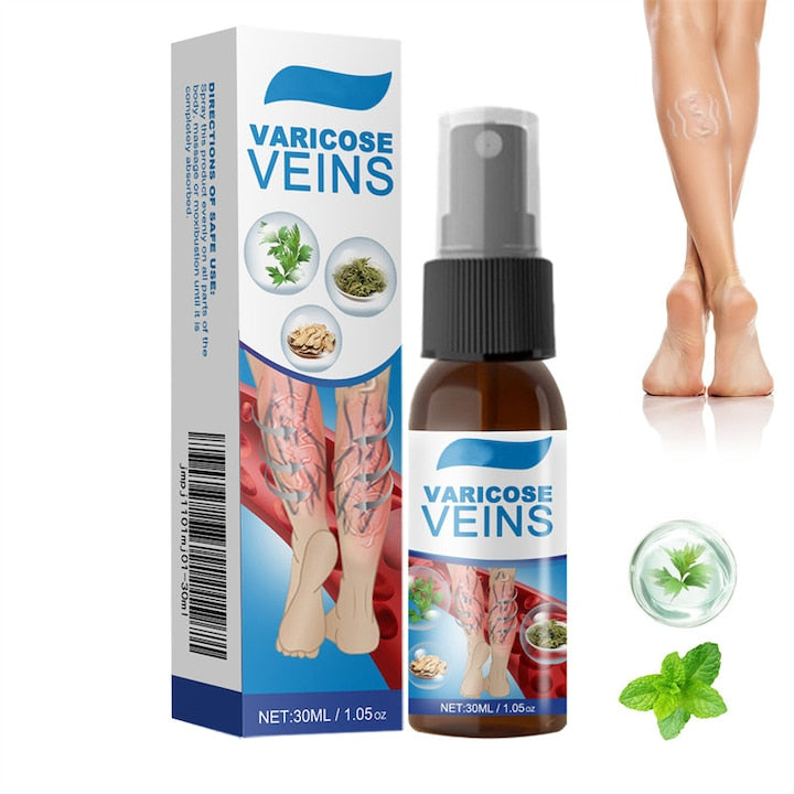 Spray pentru tratamentul varicelor fabricat cu ingrediente naturale din plante calmeaza angioamele paianjen amelioreaza oboseala picioarelor si imbunatateste circulatia sangelui. 30 ml