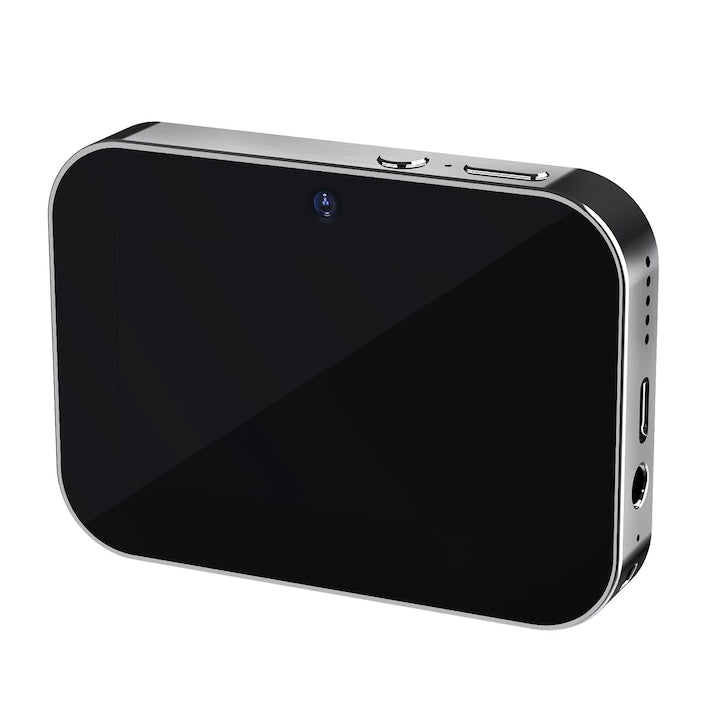 Camera digitala cu 3 obiective 6400MP ecran tactil de 3 inch stabilizare a imaginii 8.8x6.3x1.3cm negru