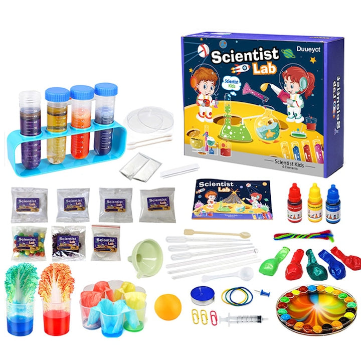 Set de Experimente Stiintifice Duueyct 48 Experimente Multiple Accesorii + 6 Ani