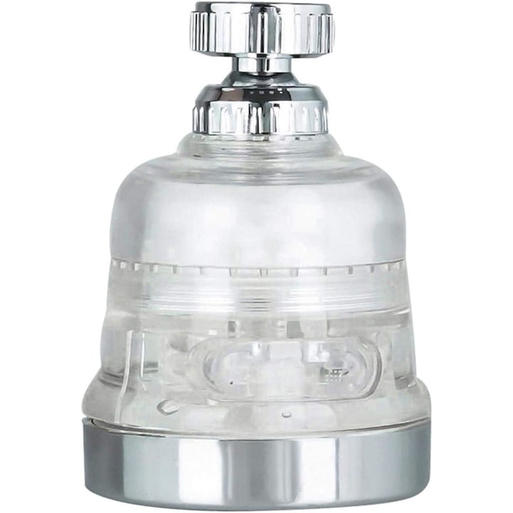 Filtru purificator pentru apa de la robinet 3 tipuri de jet Rotire 360° Anti-stropire