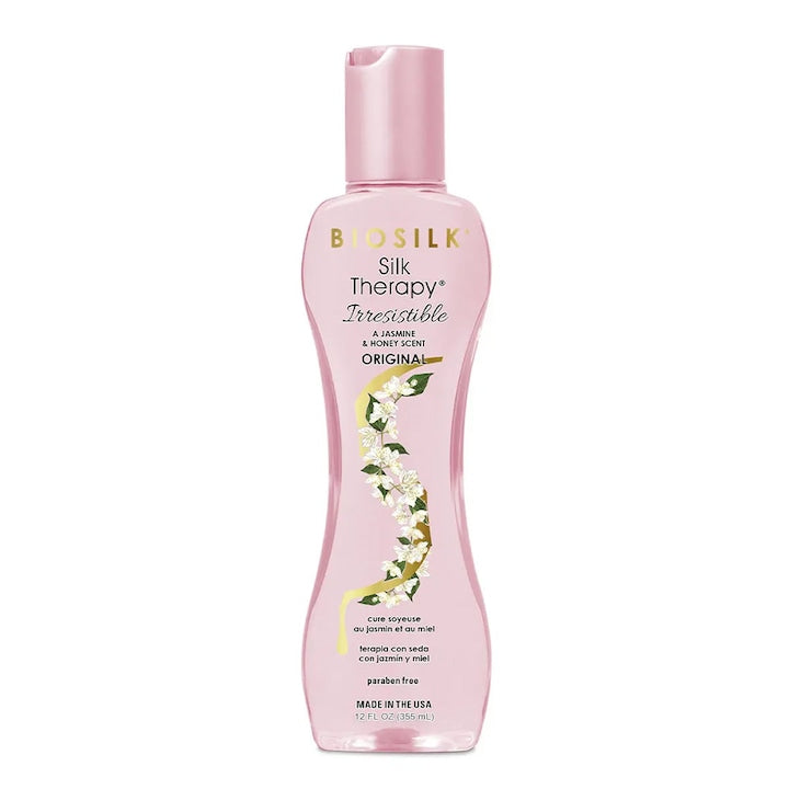 BioSilk Silk Therapy Irresistible Original ingrijire fara clatire i pentru protectia si stralucirea parului 355 ml