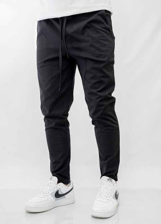 OEM - Pantaloni barbati 24601 Slim fit Negru 12 rate cu 0% dobândă