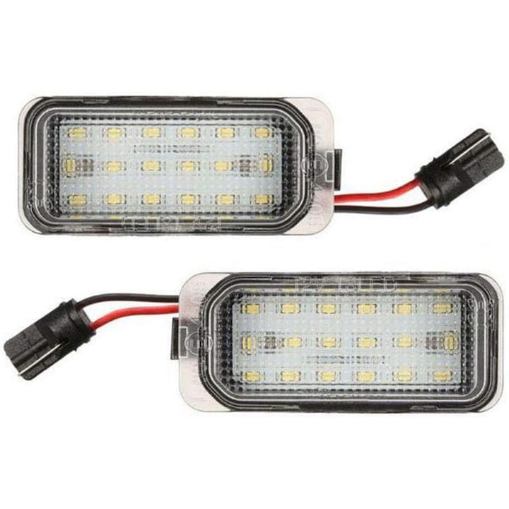 Lampi numar LED Vinstar pentru Ford Fiesta Focus Mondeo Kuga C-Max S-Max Jaguar XF XJ fara eroare YQLAFT 2 pcs