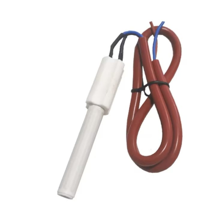 Rezistenta ceramica de aprindere de 250 W pentru cazane si seminee tija de aprindere cu incalzire instantanee combustibil bio-peleti aprindere electronica tub de incalzire la temperatura inalta 220 V/250 W