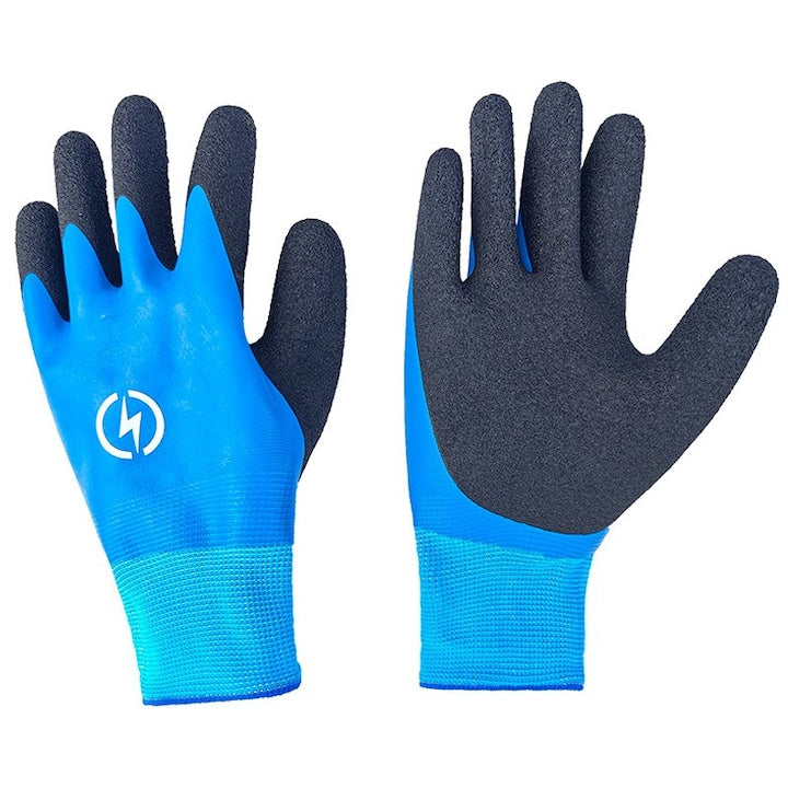 Insulated Gloves ZOUN 400V resistance, non-slip, wear-resistant, 360-degree protection, universal size, rubber, blue