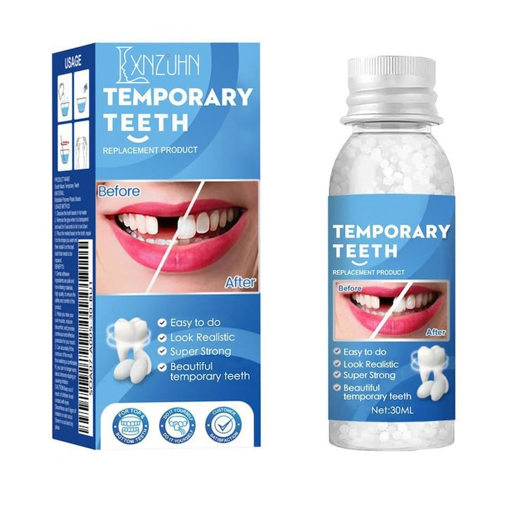 Kit profesional pentru restaurare dentara temporara LXNZUHN® gutaperca solida margele pentru restaurare dentara plombe temporare margele reutilizabile non-toxic 8 4×2 8cm 30ml