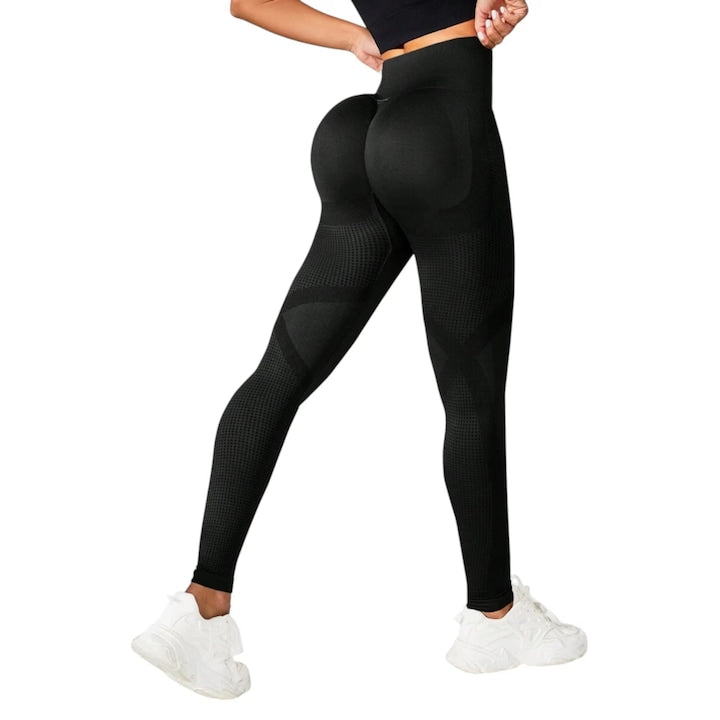 OEM - Elegant Sports Leggings High Waist and Push-Up Effect Black 12 interest-free installments