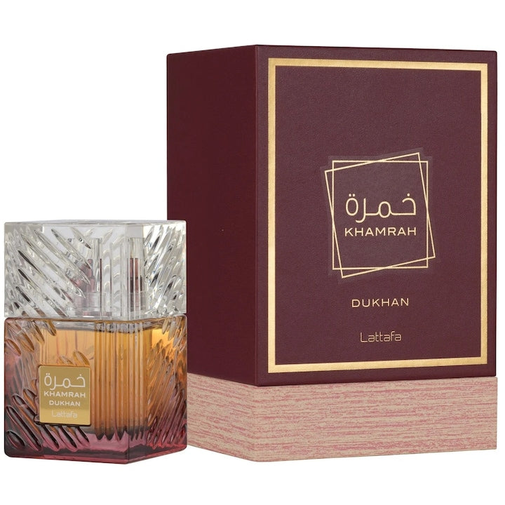 Apa de parfum Lattafa Khamrah Dukhan Unisex 100 ml