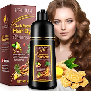 Sampon Colorant 3 in 1 Maro Inchis 500 ml – Pro-Vitamin Formula cu Acoperire 100% a Parului Alb. Ofera Culoare Rezistenta la Spalare Hranire Intensa si Efect Anti-Cadere Ridicat. Pentru Par Viu si Sanatos