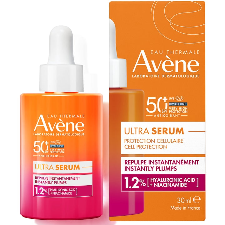 Ultra Serum Avene SPF50+ cu Efect de reumplere imediata 30 ml