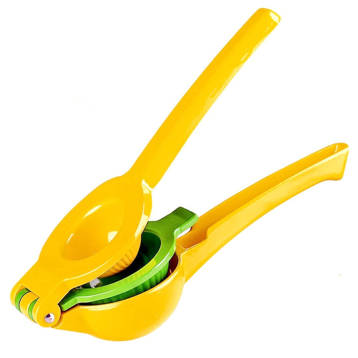 Manual Citrus Juicer 22 x 7.6 x 6 cm Aluminum Green/Yellow