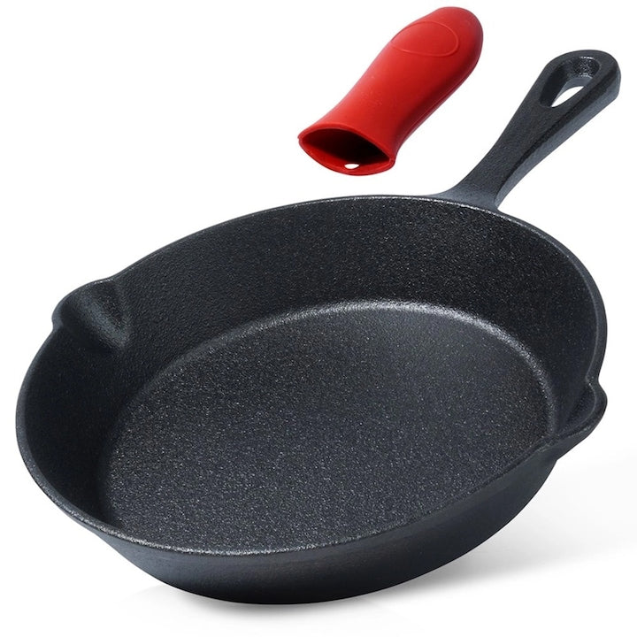 Tava fonta Vilde Cast Line 20cm cu maner silicon negru