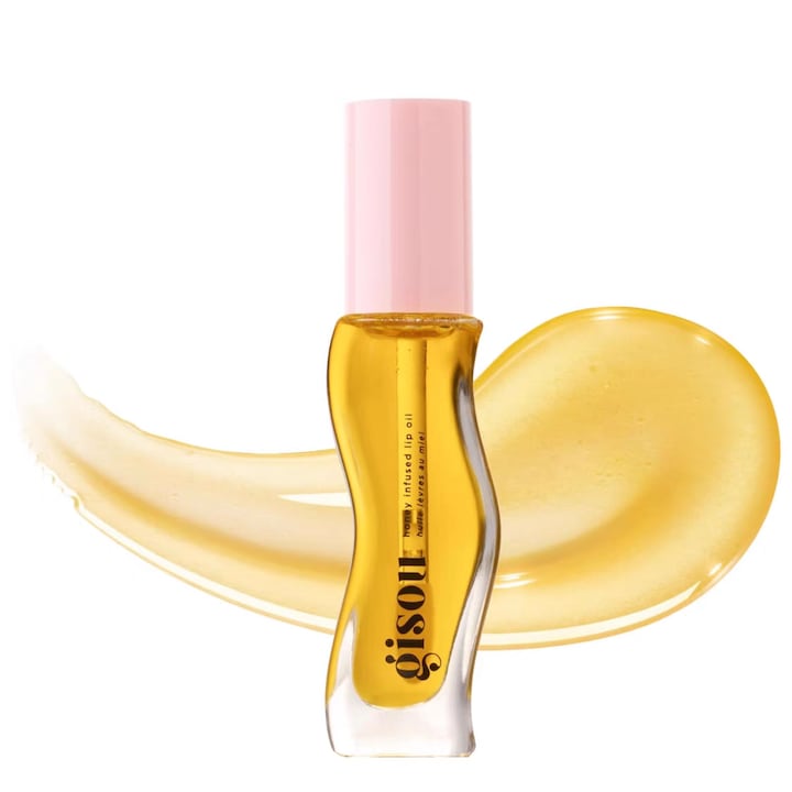 Luciu de buze Gisou Ulei de protectie a buzelor cu miere 05honey gold