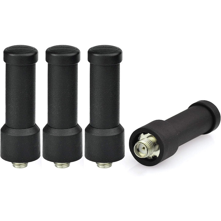 Set de 4 antene walkie-talkie Nybgyy omnidirecționale UHF negru