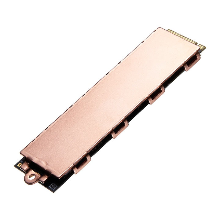 Cooler pentru SSD M.2 2280 cupru auriu 74x22mm