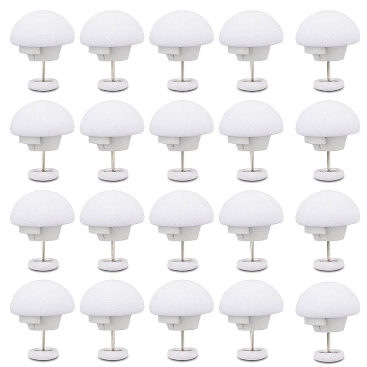 20-Piece Duvet Clips Set, Rqiurpn, Durable Material, Easy to Use, Suitable for Pillows, Curtains, Socks, Bedspreads, Quilts, Towels, Blankets, Button-shaped, White