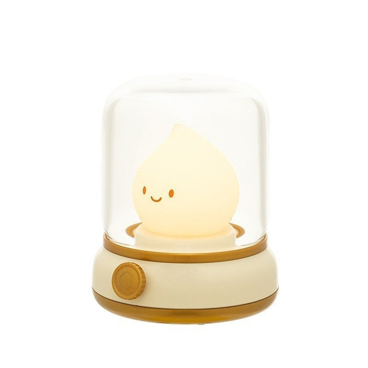 Lampa de veghe cu desene animate ZOUN Little Flame reincarcabila prin USB prietenoasa cu ochii luminozitate reglabila portabila 2 moduri de iluminare multicolora