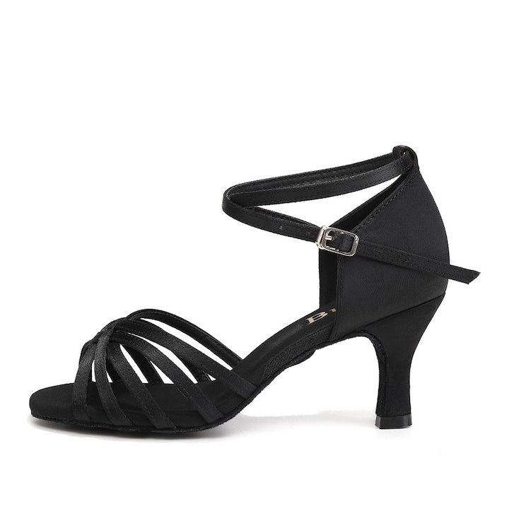 BURTAN - Pantofi de dans latino Negru Negru 12 rate cu 0% dobândă
